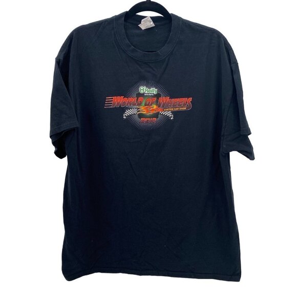 Gildan Black Short Sleeve T-Shirt Men’s Size XL - Picture 1 of 8